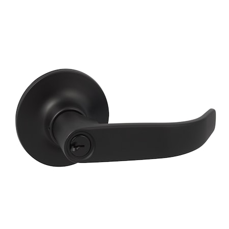 Sure-Loc Hardware Sure-Loc Hardware Alder Entry Lever, Flat Black AD107 FBL